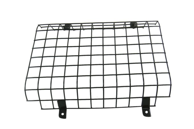 Ochraniacz lamp przód LR SIII / Defender (pojedynczy - siatkowy) czarny