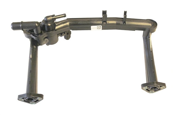 Króciec układu ogrzewania z czujnikiem temperatury