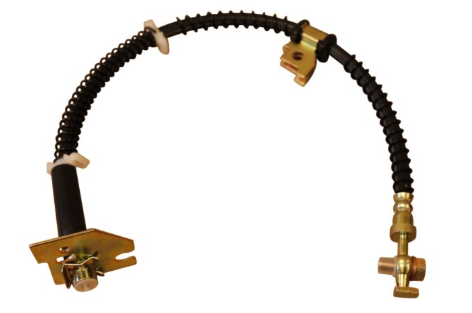 Przewód hamulcowy elastyczny przy zacisku mostu tył RR P38 od 97 (VIN: VA346794) prawy