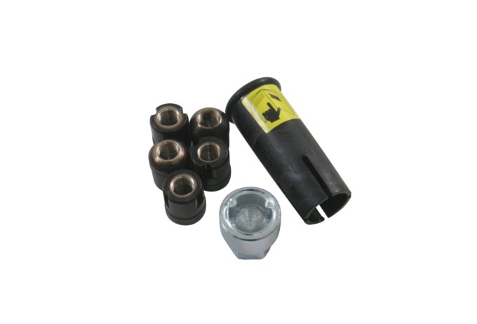 Komplet śrub zabezpieczających koła Freelander (felgi stalowe / aluminiowe)