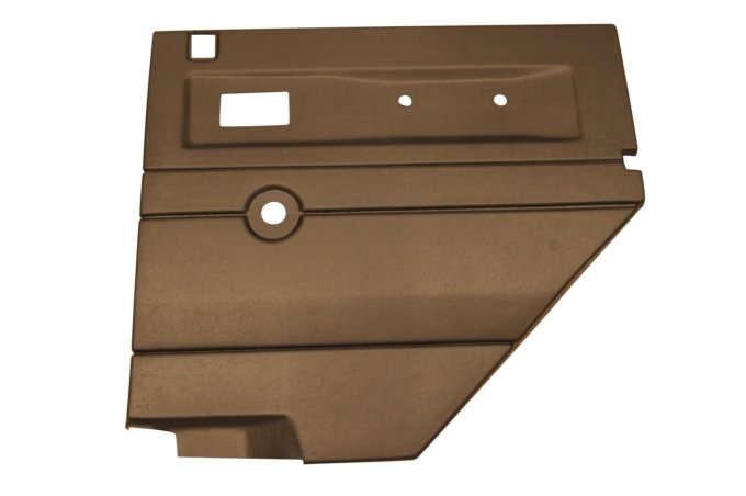 Tapicerka drzwi tył prawe Defender do 2006 (VIN:6A719521) (Black, manulane szyby)