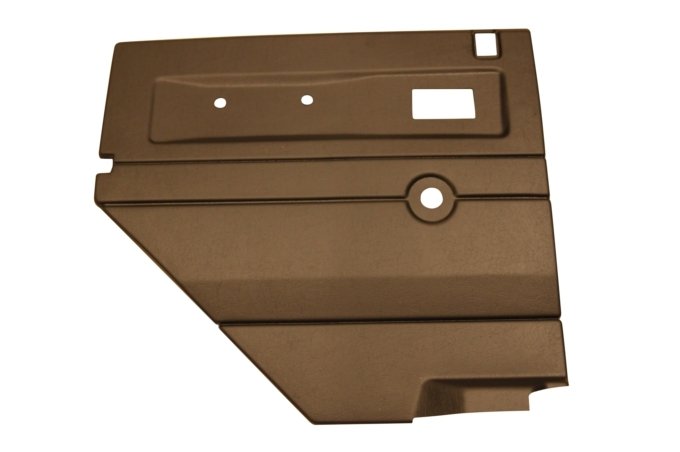 Tapicerka drzwi tył lewe Defender do 2006 (VIN:6A719521) (Black, manulane szyby)