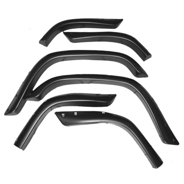 Zestaw nadkoli zewnętrznych (5 drzwi) Discovery  / RR +75mm (czarne) 6 szt.