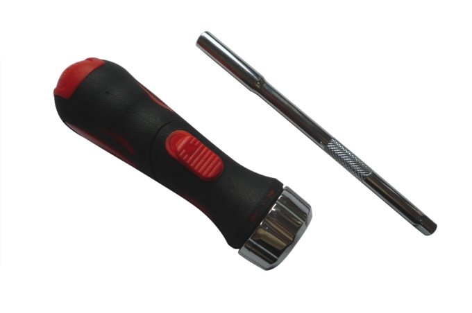 Wkrętak z grzechotką (wymienne bity)