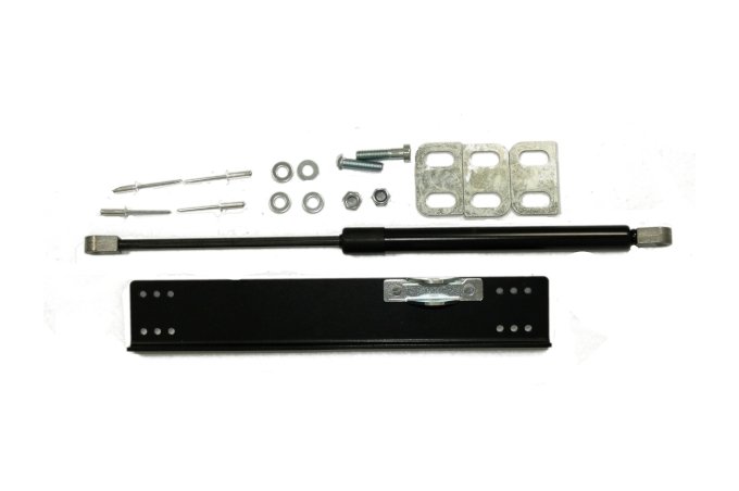 Zestaw amortyzatora drzwi tył (piąte) Defender od 2002 (komplet z mocowaniami)