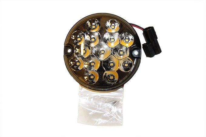 Lampa wstecznego Defender od 2001 (ledowa) - biały klosz, przyciemniana, bez podstawy