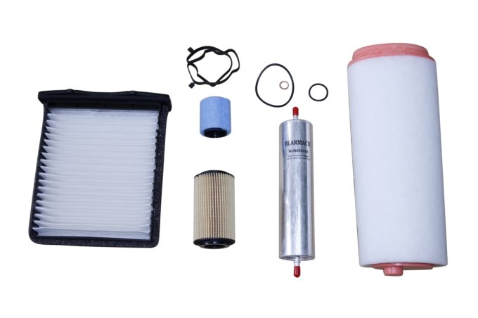 Zestaw filtrów Freelander TD4 od 2002 (VIN: 2A355492)