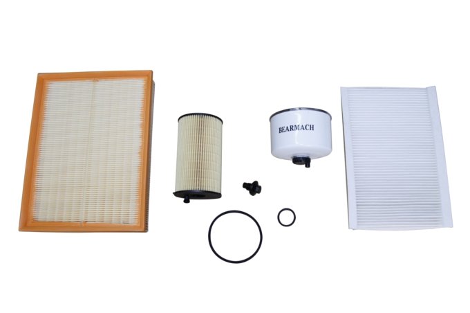 Zestaw filtrów Discovery 3 2,7 V6 diesel od 2007 (VIN: 7A000001)