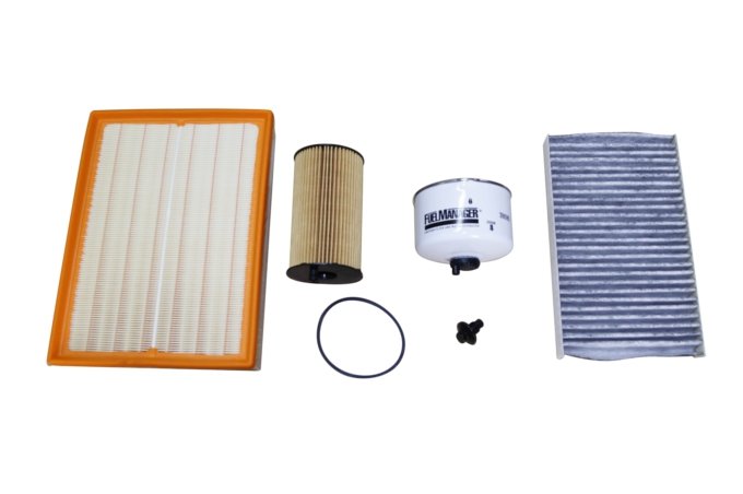 Zestaw filtrów Discovery 3 2,7 V6 diesel od 2007 (VIN: 7A000001)