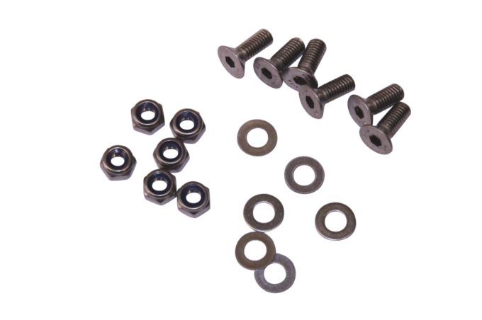 Komplet śrub i nakrętek montażowych pokrywy silnika Defender (nierdzewne)