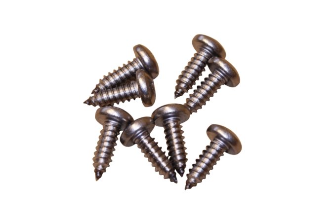 Komplet wkrętów montażowych maskownicy chłodnicy Defender (nierdzewne)