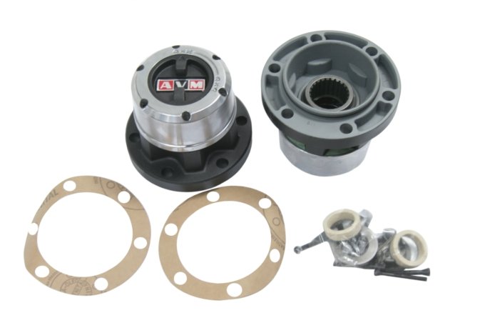 Sprzęgiełka przedniej osi LR SIII (półośka 24 frezy) para