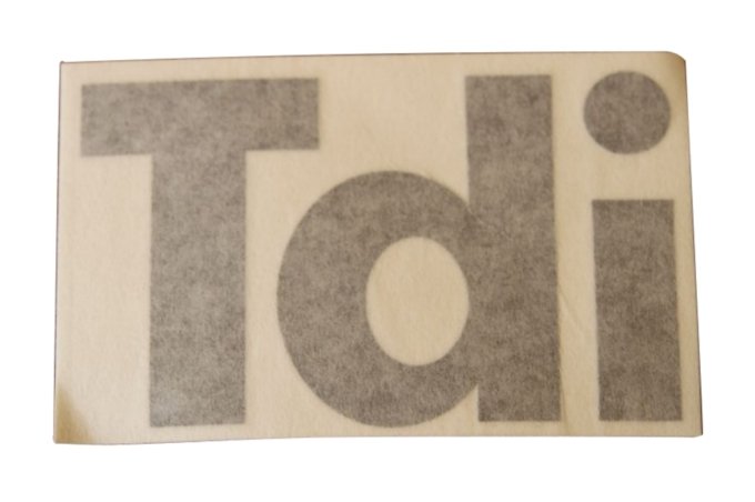 Naklejka "TDI" błotnika przód Defender