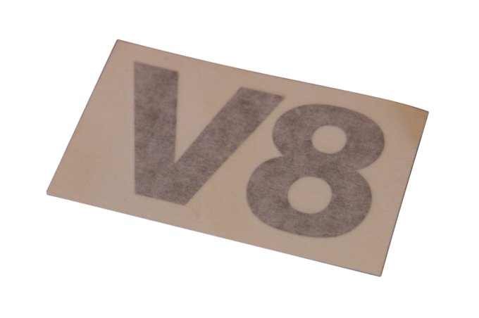 Naklejka "V8" błotnika przód Defender