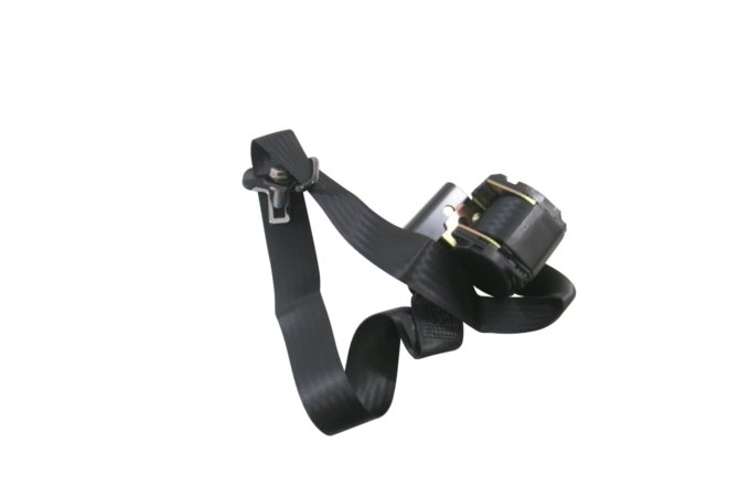 Pas bezpieczeństwa przód prawy Defender do 98 (kpl. z mocowaniami)