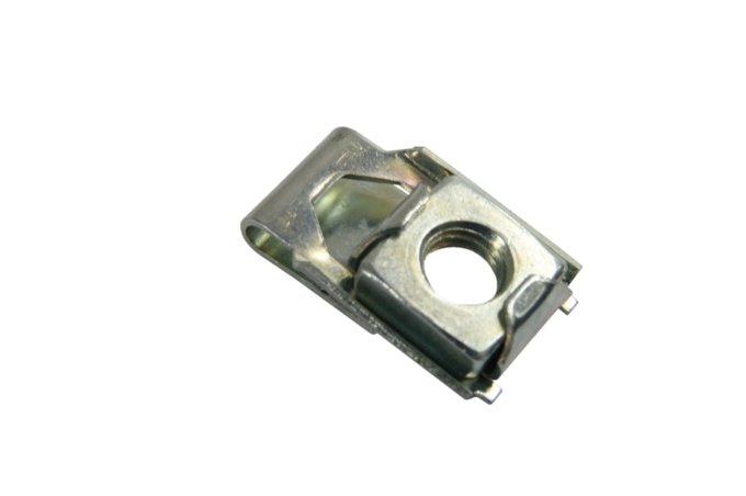 Nakrętka śruby zawiasu Defender od 98 (z blachą)