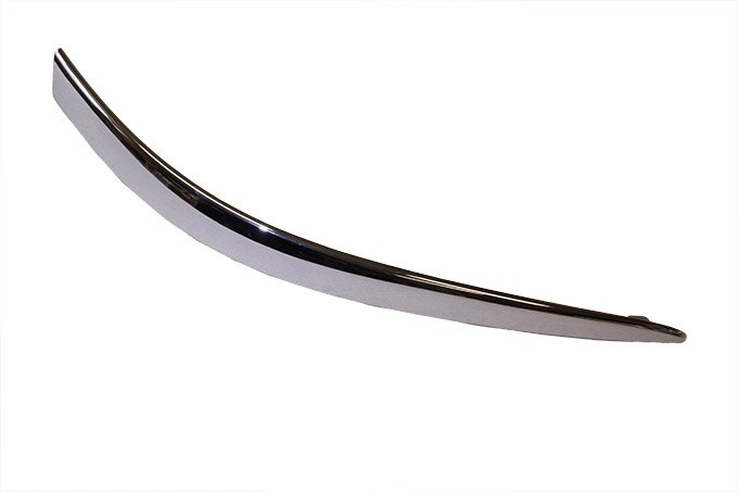 Listwa zderzaka przód prawa krótka (do obrysówki) chrom