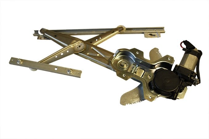 Podnośnik szyby drzwi przód prawe Defender od 2002 (elektryczny)