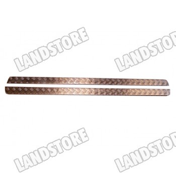 Nakładki listew pod drzwiami bocznymi Defender 110 (5 drzwi) aluminium 2mm