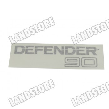 Naklejka "Defender 90" tył (Light Grey)