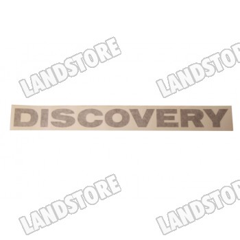 Naklejka "Discovery" drzwi tył Discovery (srebrna)