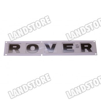 Naklejka "ROVER" pokrywy silnika Discovery II od 2004 (chrom)