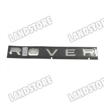 Naklejka "ROVER" pokrywy silnika RR Sport (srebrna)