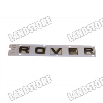 Naklejka "ROVER" pokrywy silnika RR L322 od 2006 (VIN:6A000001) do 2008 (VIN:8A999999) (Brunel Metallic)