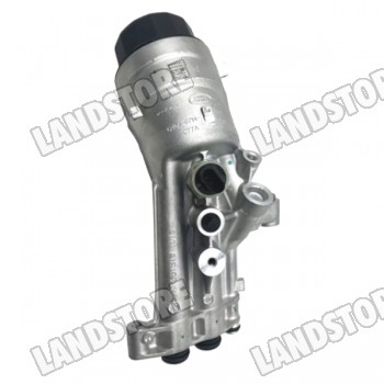 Podstawa filtra oleju z filtrem diesel 2,0 AJ200 MID / benz. 1,5 AJ20P3/2,0 AJ200P Defender 2/ Discovery 5/ Discovery Sport/ RR L405/ RR Sport od 2014/ RR Evoque / diesel 2,0 AJ200 MID/2,0 AJ21D4 / benz. 2,0 AJ200P RR Velar / benz. 1,5 AJ20P3 RR Evoque 2