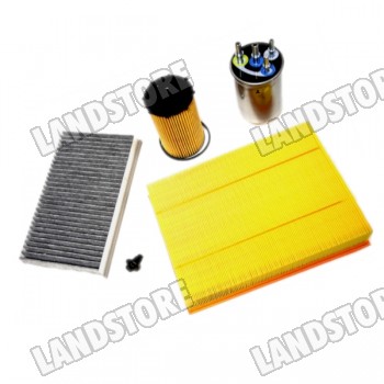 Zestaw filtrów 2,7 V6 diesel Discovery 3 do 2006 (VIN:6A999999) / RR Sport do 2006 (VIN:6A999999)