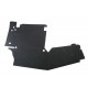 Dywanik welurowy przód podstawy fotela lewy Defender TD5 od 2003 (VIN 3A647097) Ebony Black