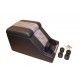 Cubby Box Defender (schowek między siedzeniami) szary vinyl z logo Land Rover