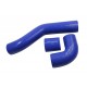 Komplet rur silikonowych turbo i intercooler Defender 300 TDI / Discovery / RR 200/300 TDI (niebieskie)