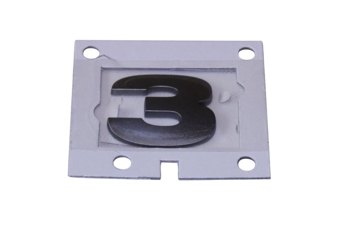 Naklejka " 3" klapy tył Discovery 3