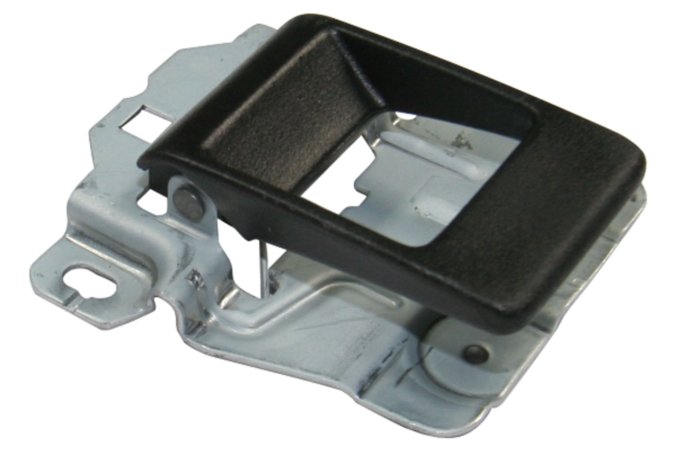 Klamka wewnętrzna drzwi przód / tył prawe (czarna) Defender  / Defender od 2007 / RR (2 drzwi)