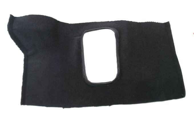 Dywanik welurowy tunel środkowy dół Defender TD5 od 2003 (VIN 3A647097) Ebony Black