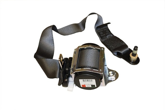 Pas bezpieczeństwa przód lewy Freelander 5 drzwi od 2001 (VIN:1A000001) do 2003 (VIN:3A999999) (Ash Grey)