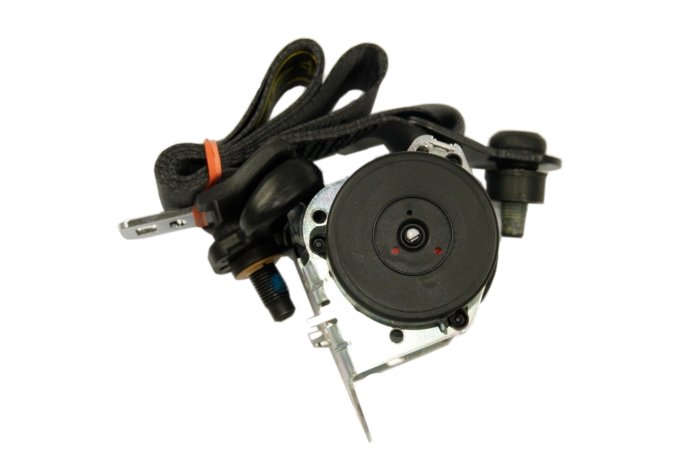 Pas bezpieczeństwa tył lewy Freelander od 2001 (VIN:1A000001) do 2003 (VIN:3A999999) 3 drzwiowy (Ash Grey)