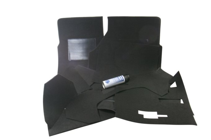 Dywaniki welurowe przód (wraz z tunelem) Defender do 94 skrzynia biegów LT77 (Exmoor Trim)