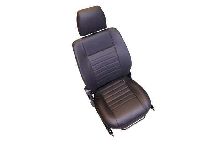 Fotel kompletny Defender Black - Vinyl pasażer (Exmoor Trim)