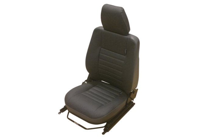 Fotel kompletny Defender Denim Twill - Vinyl pasażer (Exmoor Trim)