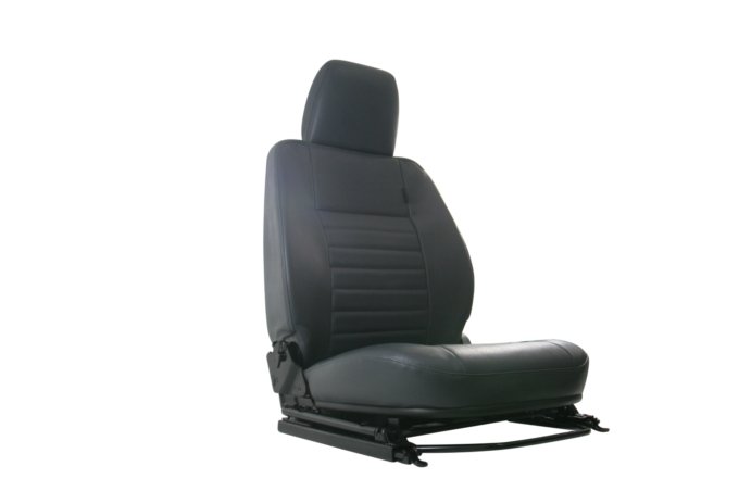 Fotel kompletny Defender Dark Grey - Vinyl kierowca (Exmoor Trim)