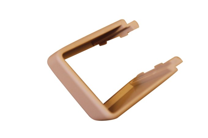 Osłona plastikowa uchwytu zagłówka fotela przód Discovery 3 (Ebony Black/ Alpaca) lewa