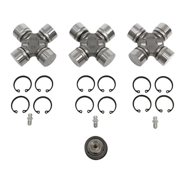 Zestaw krzyżaków z łożyskiem wału napędowego przód Discovery II V8 / TD5 (podwójny krzyżak)