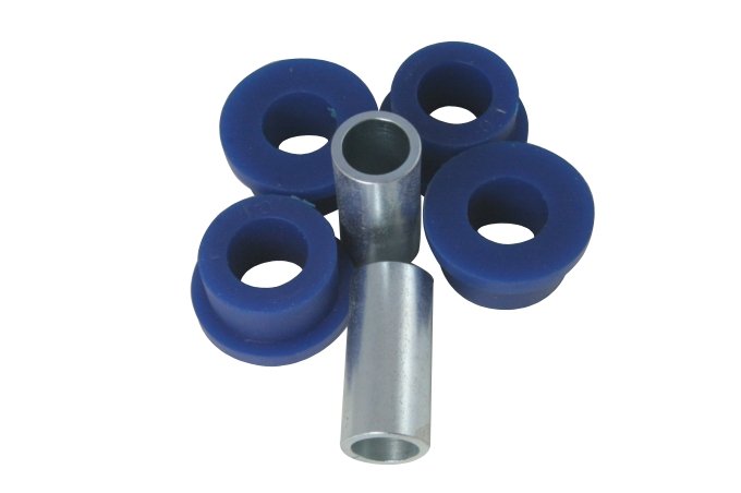 Silenblok wahacza centralnego Defender / Defender od 2007 do 2009 (VIN: 9A768936) / Discovery / RR (komplet na auto) Polybush (niebieskie)