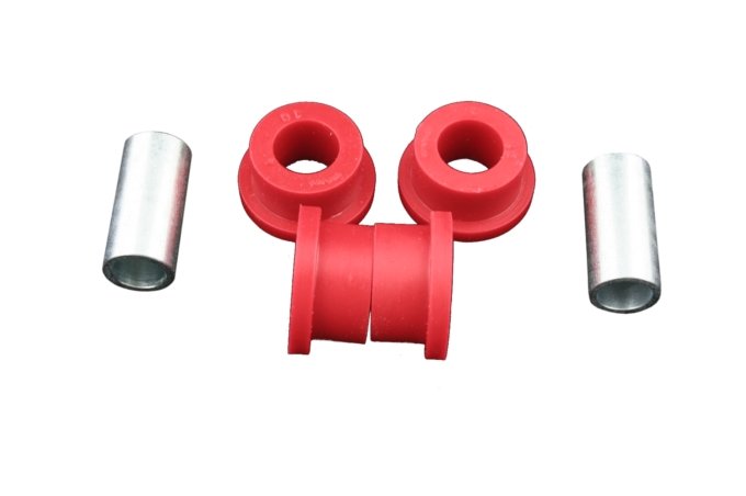 Silenblok wahacza centralnego Defender / Defender od 2007 do 2009 (VIN: 9A768936) / Discovery / RR (komplet na auto) Polybush (czerwone)