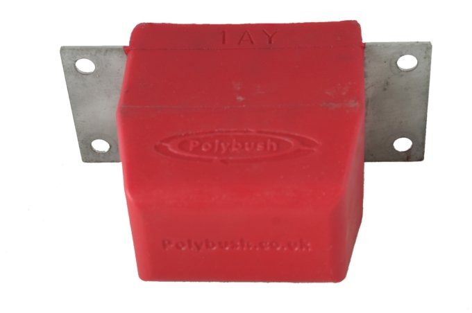 Odbojnik mostu przód Defender / Discovery / RR (Polybush +2")