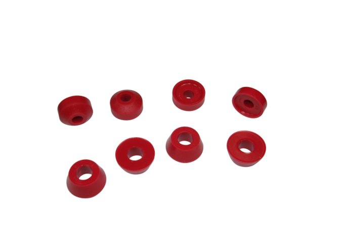 Komplet gum zamocowania amortyzatora tył góra/dół (8 szt.) Polybush