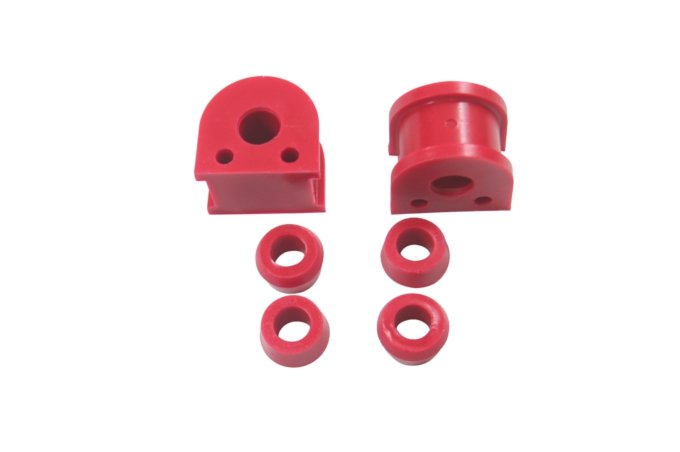 Komplet gum zamocowania stabilizatora mostu tył Defender 90 / Discovery / RR (Polybush)