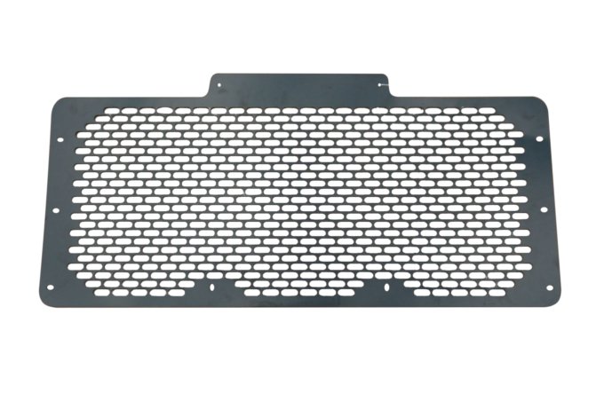 Maskownica chłodnicy Defender (stal nierdzewna malowana proszkowo) czarna